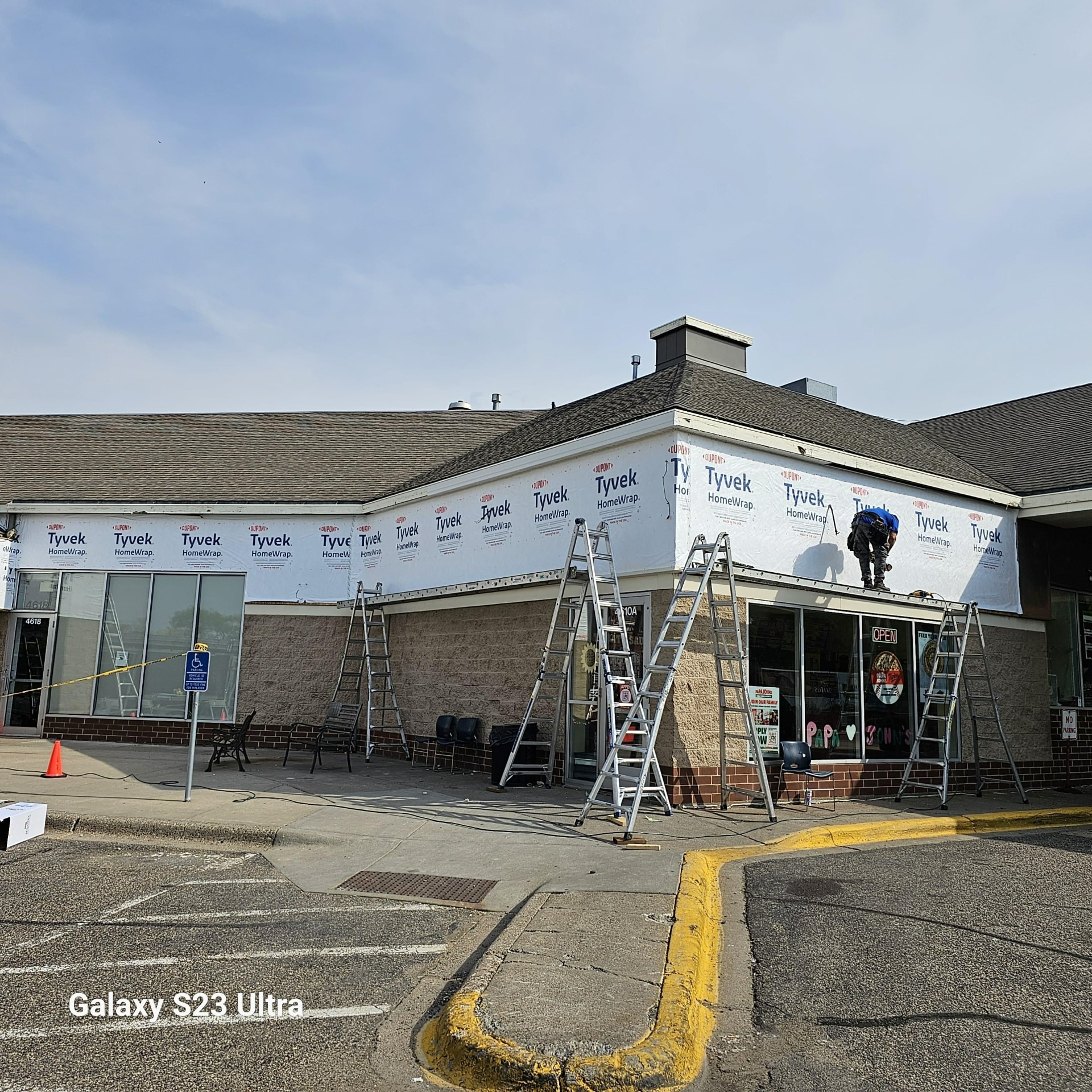 Commercial Strip Mall Siding