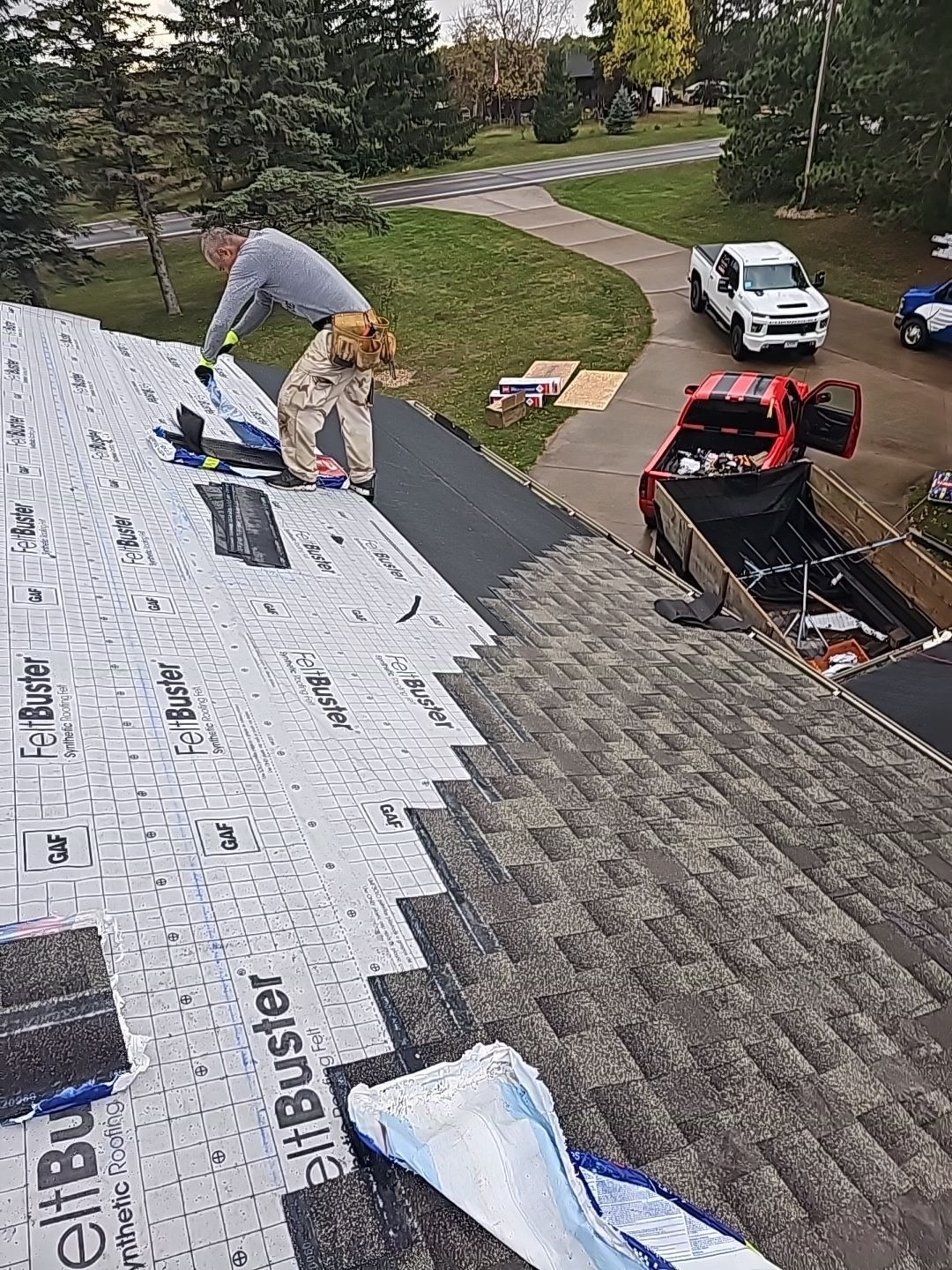 Roofing Crew at Work